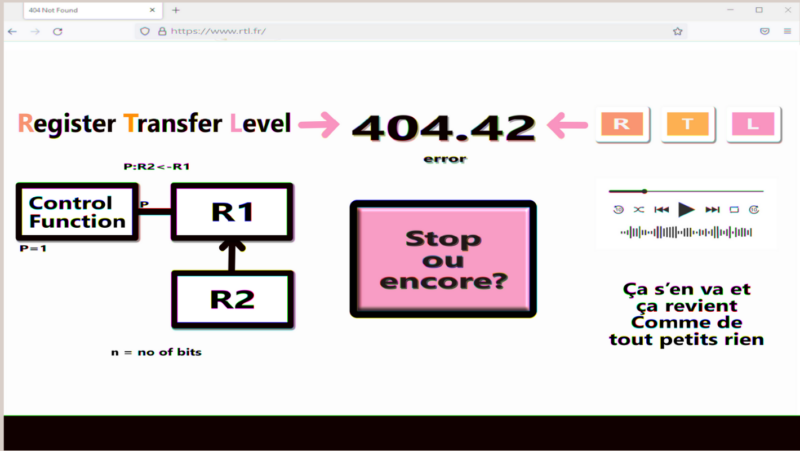 la page conceptuelle malicieusement referencee qui rejoue la tonalite du mythe